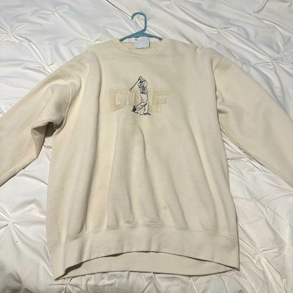 Cream crewneck